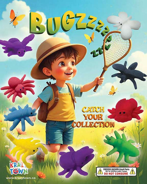 BULK VENDING 2" CAPSULE SQUISHY BUGS