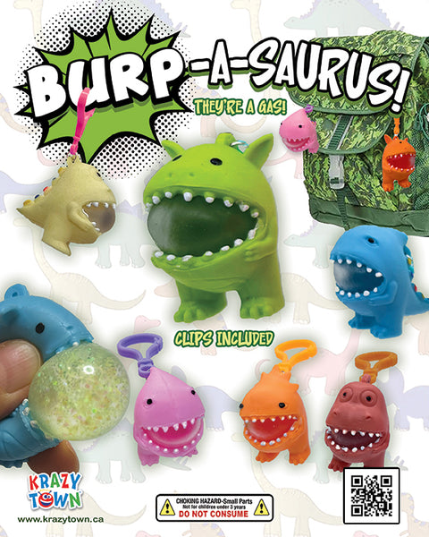 Bulk Vending Dino Clip toys - capsule 